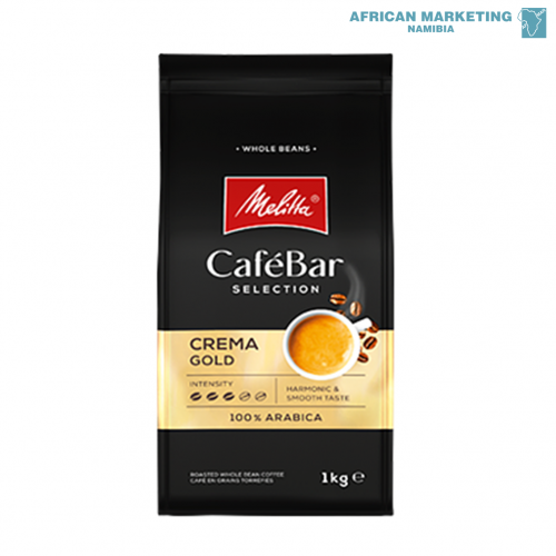 0460-0081 COFFEE BEANS CREMA GOLD 1kg CAFEBAR *MELITTA