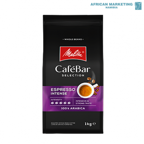 0460-0084 COFFEE BEANS ESPRESSO INTENSE 1kg CAFEBAR *MELITTA