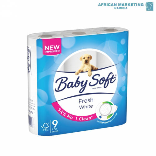 0700-1121 TOILET PAPER 2PLY 9s *BABY SOFT