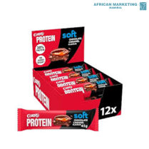 1005-0167 PROTEIN BAR SOFT CHOCOLATE CARAMEL 12x45g *CORNY