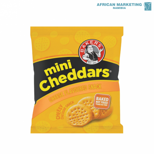 1020-0812 MINI CHEDDARS REAL CHEESE 36x33g *BAKERS