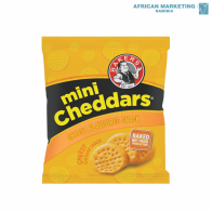 1020-0812 MINI CHEDDARS REAL CHEESE 36x33g *BAKERS