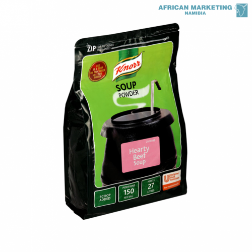 1020-1969 SOUP HEARTY BEEF 1.6kg - 27lt *KNORR