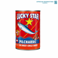 1030-0012 PILCHARDS CHILLI SAUCE 400g *LUCKY STAR