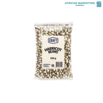 1090-0186 BEANS HARICOT DRIED 500gr *CRAFT