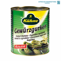 1090-0414 PICKLED GHERKINS 10.2kg 55/60 *KUEHNE