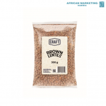 1090-0445 LENTILS BROWN 500g *CRAFT