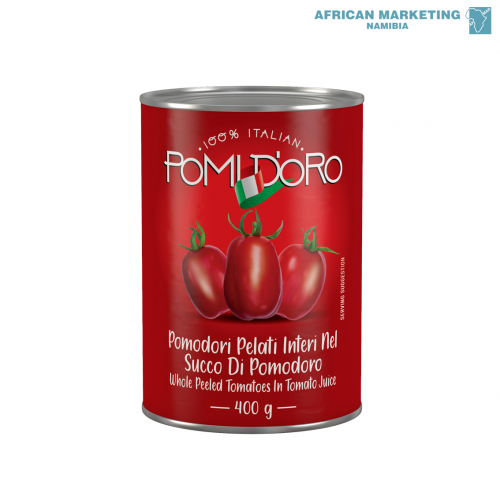 1090-0742 TOMATO WHOLE PEELED 400g *POMI D'ORO