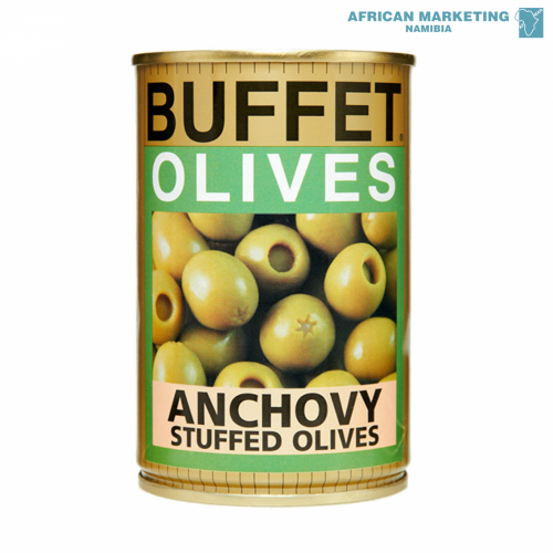 1098-0020 OLIVES STUFFED ANCHOVY 300g *BUFFET