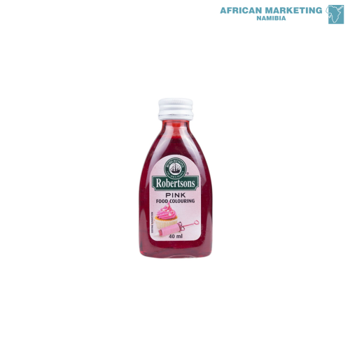 1320-0349 FOOD COLOURING ROSE PINK 2x10x40ml *ROBERTSONS