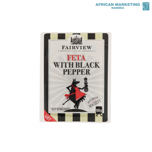 2110-1259 FETA WITH BLACK PEPPER 12x100gr *FAIRVIEW