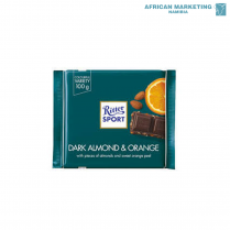 2185-0335 CHOCOLATE DARK ALMONDS & ORANGE 12x100g *R/SPORT