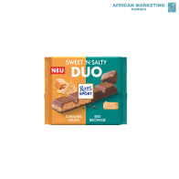 2185-0398 CHOCOLATE DUO BROWNIE & SALTED CARAMEL 12x218g *RITTER SPORT