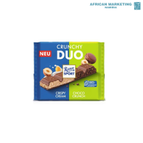 2185-0402 CHOCOLATE CRUNCHY DUO MACAROON & NUTS 12x218g *RITTER SPORT