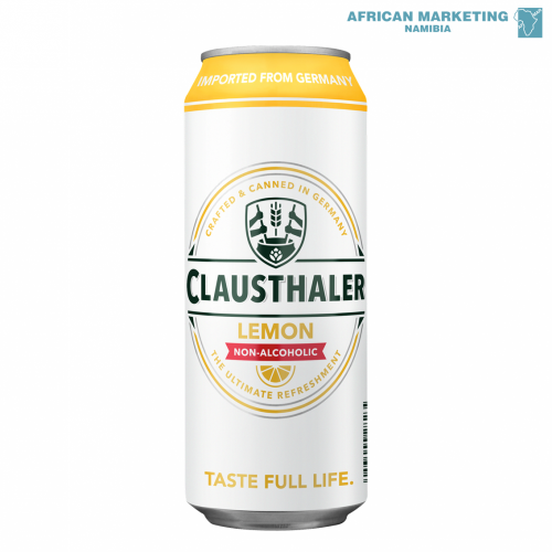 2210-0009 BEER ALCOHOL FREE LEMON CAN 4x6x500ml *CLAUSTHALER