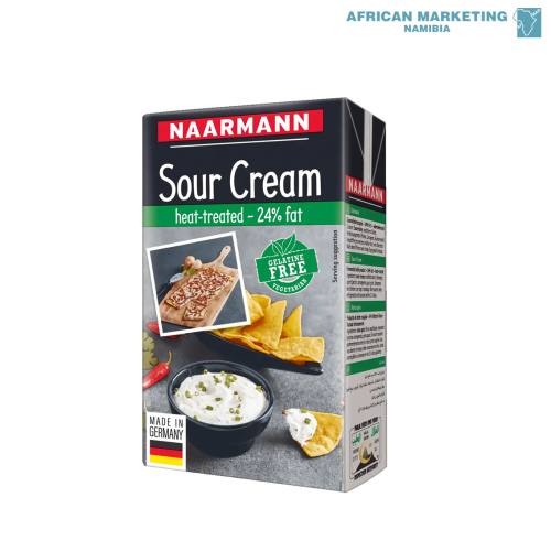 2245-0371 SOUR CREAM 24% FAT HALAL 1lt *NAARMAN