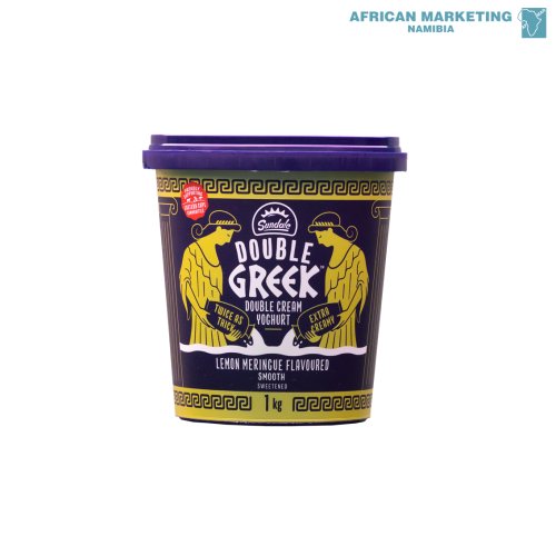 2245-0400 YOGHURT DOUBLE GREEK LEMON MERINGUE 1kg *SUNDALE