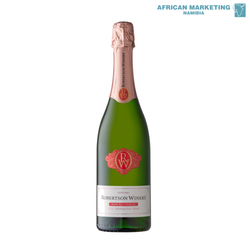 2250-0259 SPARKLING WINE ALCOHOL FREE DRY PINK 750ml *ROBERTSON