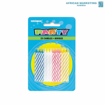 9000-0066 CANDLES BIRTHDAY 24s *AFPAK