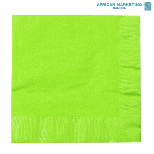 9000-0451 SERV. 2PLY LIME GREEN (100's)