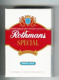 9000-0710 CIGARETTES 20's SPECIAL MILD *ROTHMANS