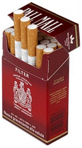 9000-0775 CIGARETTES 10x20's RED *PALL MALL