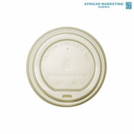 9000-0779 BIODEGRADABLE COFFEE HOT CUP LID 250ml 50`s *CC