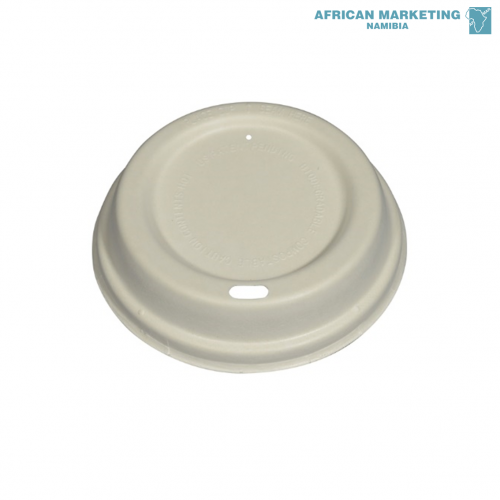 9000-1644 BIODEGRADABLE COFFEE HOT CUP LID 350ml 50's *CC