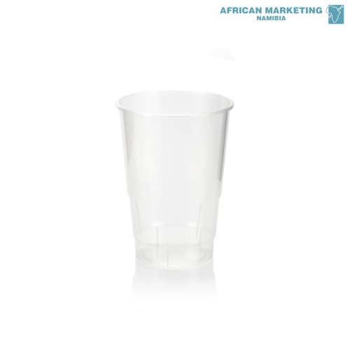 9000-1651 DRINKING CUP CLEAR PP ROBUST BEER GLASS 500ml 25's *CC