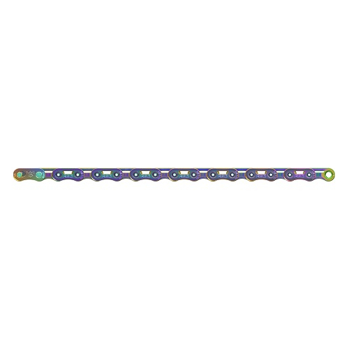 00.2518.068.008 SRAM CHAIN PC-RED 12SP/13SP FLATTOP RAINBOW 126 LINKS E1