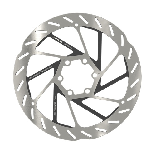 00.5018.176.000 SRAM ROTOR 160mm HS2 ROUNDED