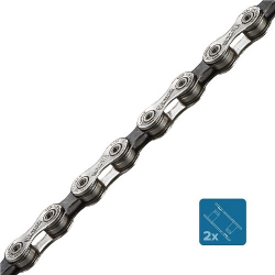 08025002 TAYA CHAIN ONZE-111 11SPD SILVER/BLACK