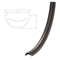 16011380 JETSET RIM 29" RM-AM30 (ARCOS) 32H 6069  AL (ERD = 600MM)