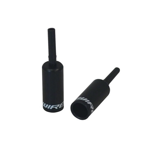 17000016 JAGWIRE HOUSING DER 5.0MM BLACK/ALLOY ENDS 50/BOTTLE