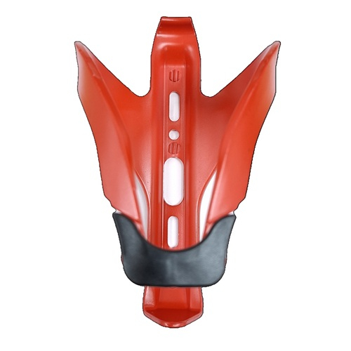 20026013 MR CONTROL RED PLASTIC BOTTLE CAGE BLACK CLIP