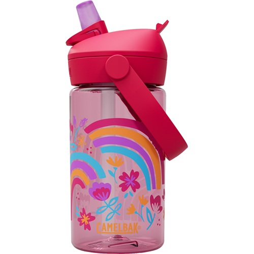 201900044 C'BAK THRIVE FLIP STRAW KIDS 400ml Rainbow Floral