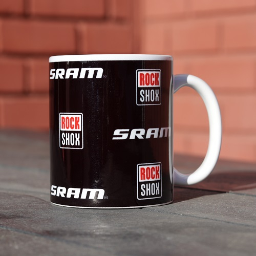 27200100 SRAM ROCKSHOX COFFEE MUG (PROMOTIONAL ITEM)