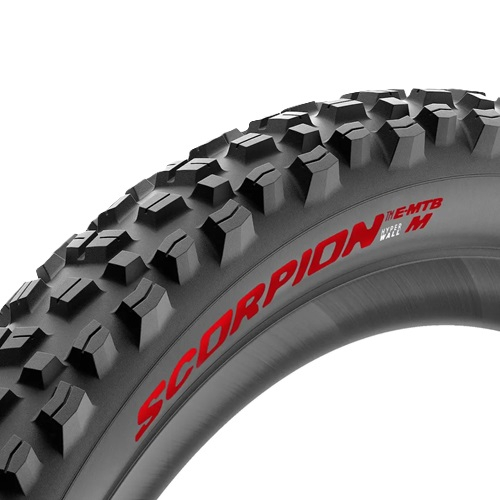 29130207 PIRELLI SCORPION E-MTB MIXED TER 29x2.6 RED HyW 60TPI TLR TY