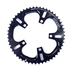 31032972 DRIVELINE CHAINRING ZELE ROAD 52T 110BCD CNC BLACK 10-12 SPD