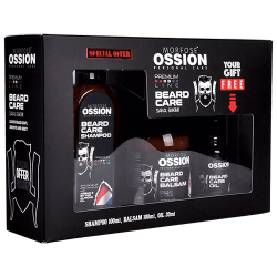OSSION Beard Gift Set (Shampoo+Serum+Oil)