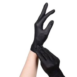 Nitrile Gloves - Black - (Large) 100's