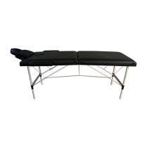 Marbella Portable 2 Part Aluminium Massage Table  (Black)