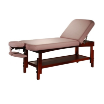 ORABI Classic Wooden Massage Bed (Choc) 190/220 x 80 x 65/90