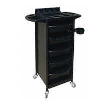 Milan Hair Trolley with Flaps & Metal Sides