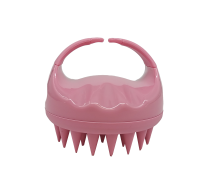 Sarah B Claw Handle Silicone Scalp Massage Brush - Pink