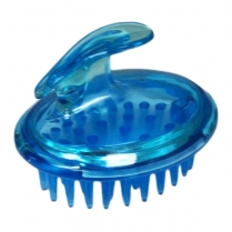 Shampoo Brush - Plastic - Blue