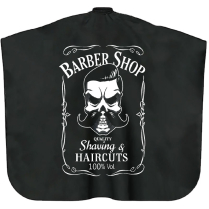 Cutting Cape Barber - Barber Shop with Skull (CP53912)