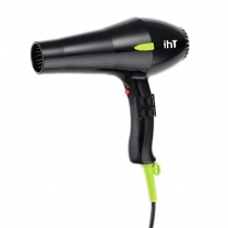 IHT Hair Dryer - Professional Hand Held Dryer - Black