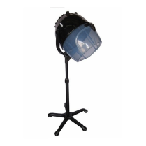 RIBALTA Hood Dryer on Stand - 2 Speed - Black