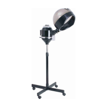 RIBALTA Hair Steamer with Stand - BLK ser#